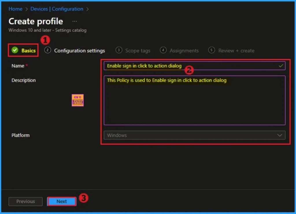 Enable Sign in Click to Action Dialog Policy in MS Edge for Accessing Resources using Intune 4 Enable Sign in Click to Action Dialog Policy in MS Edge for Accessing Resources using Intune - Fig.4