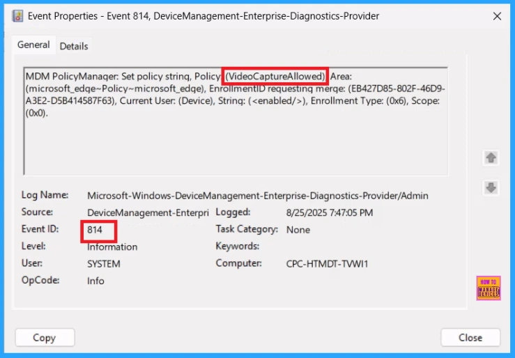 Enable Video Capture for Microsoft Edge Browser to Control Site Access using Intune 11 Enable Video Capture for Microsoft Edge Browser to Control Site Access using Intune - Fig.10