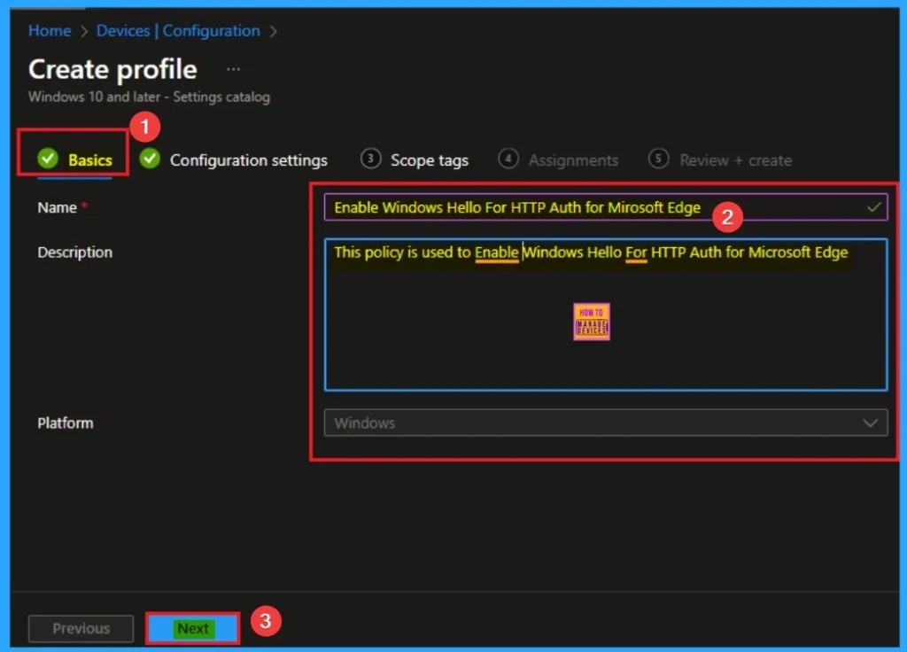 Enforce Windows Credential UI for Edge and Negotiate Challenges using Intune 3 Enforce Windows Credential UI for Edge and Negotiate Challenges using Intune - Fig.3