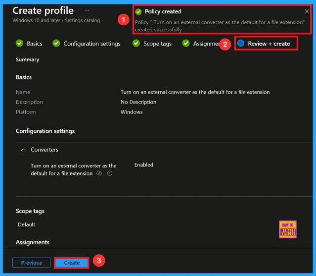 Manage External Converters for File Extensions using Intune Policy 9 Manage External Converters for File Extensions using Intune Policy - Fig.8