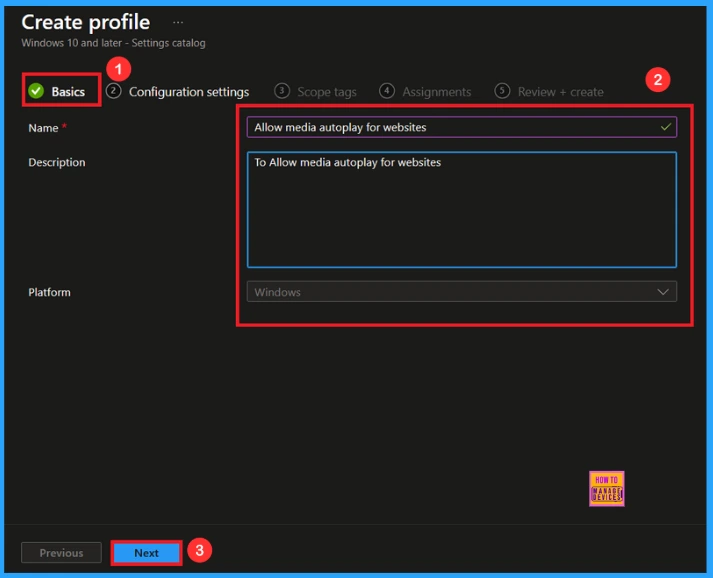Disable Automatic Media Playback for Websites Policy in MS Edge Browser using Intune 3 Disable Automatic Media Playback for Websites Policy in MS Edge Browser using Intune - Fig.2