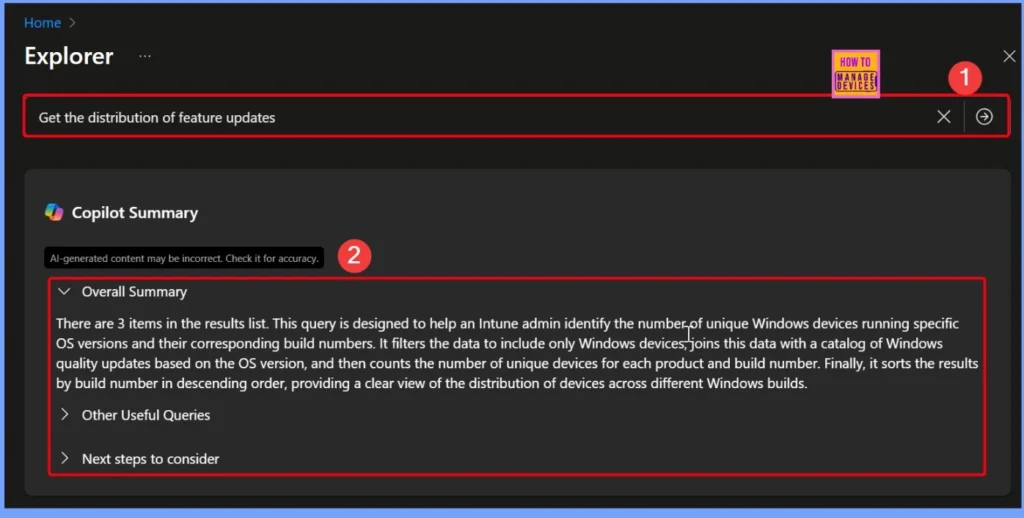 How to Check Windows Feature Update Status in Intune with Security Copilot 3 How to Check Windows Feature Update Status in Intune with Security Copilot - Fig.3