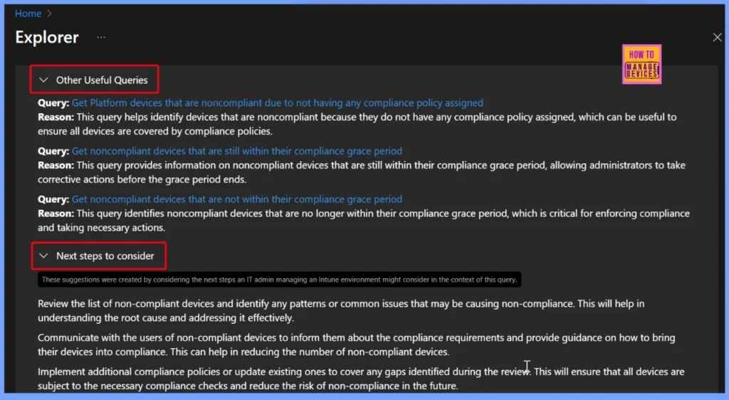 How to Find Windows Devices without Compliance Policy using Intune Copilot Explorer 5 How to Find Windows Devices without Compliance Policy using Intune Copilot Explorer - Fig.5