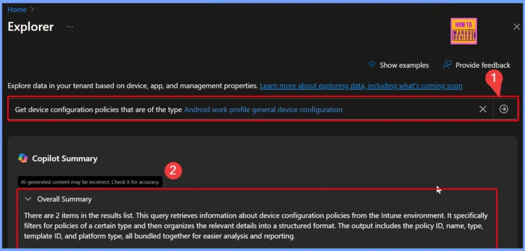 How to Get Android Work Profile Device Configuration Policies with Intune Explorer and Security Copilot 6 How to Get Android Work Profile Device Configuration Policies with Intune Explorer and Security Copilot - Fig.6