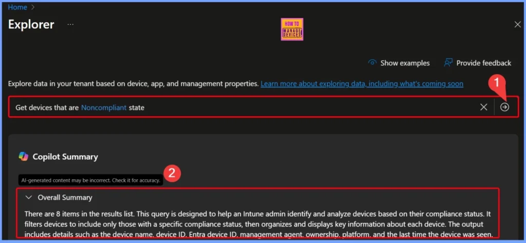 How to Get Devices in Noncompliant State with Intune Explorer and Security Copilot 4 How to Get Devices in Noncompliant State with Intune Explorer and Security Copilot - Fig.4