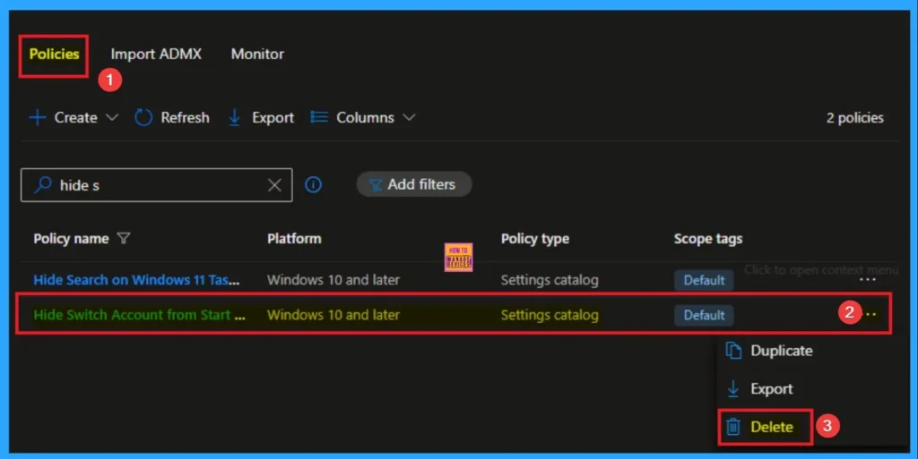 How to Show or Hide Switch Account Option in Windows Start Menu using Intune Policy 15 How to Show or Hide Switch Account Option in Windows Start Menu using Intune Policy - Fig.15