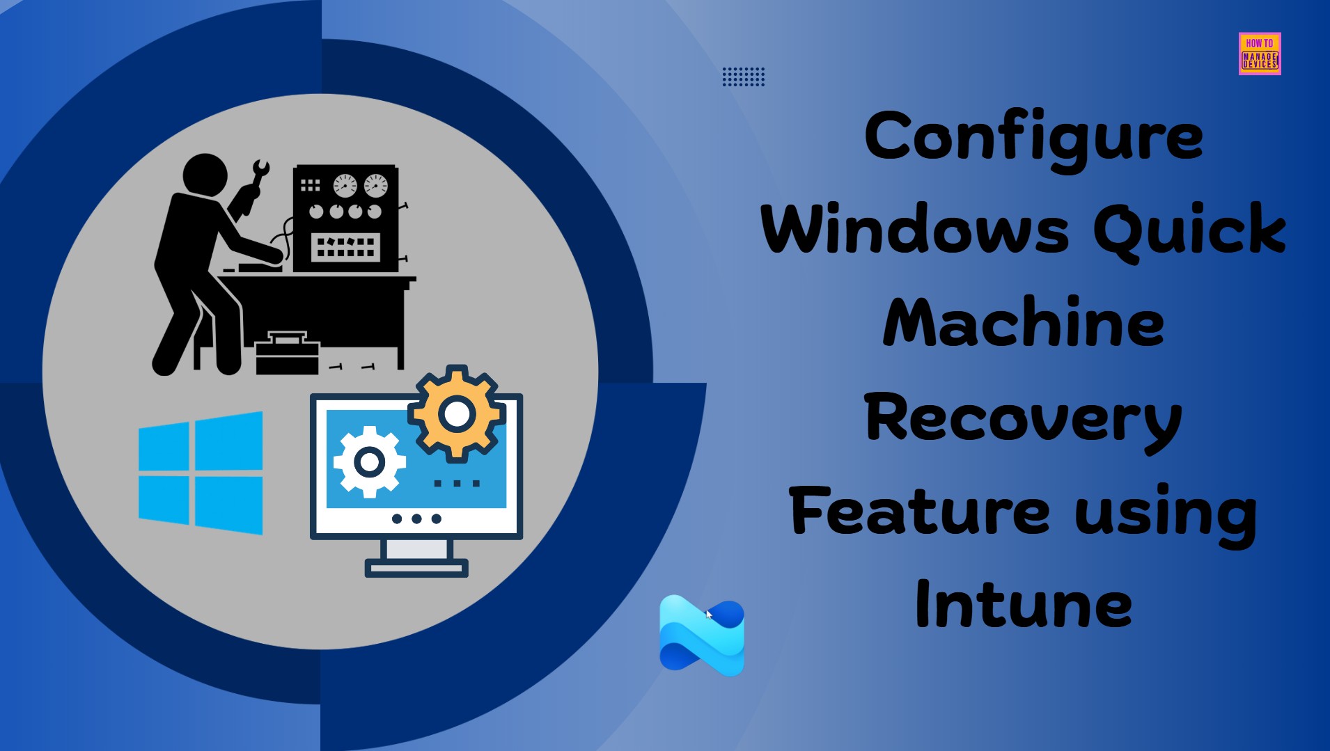 How to Configure Windows Quick Machine Recovery Feature using Intune. Fig. 1