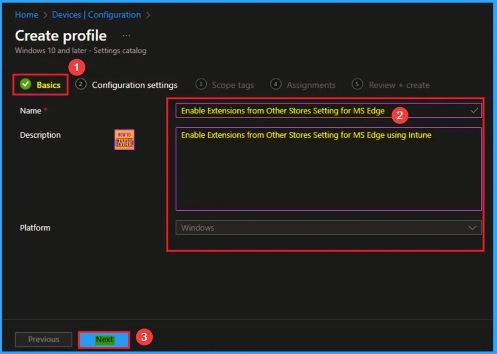 Control Edge Extensions from External Stores using Intune Policy - Fig.3