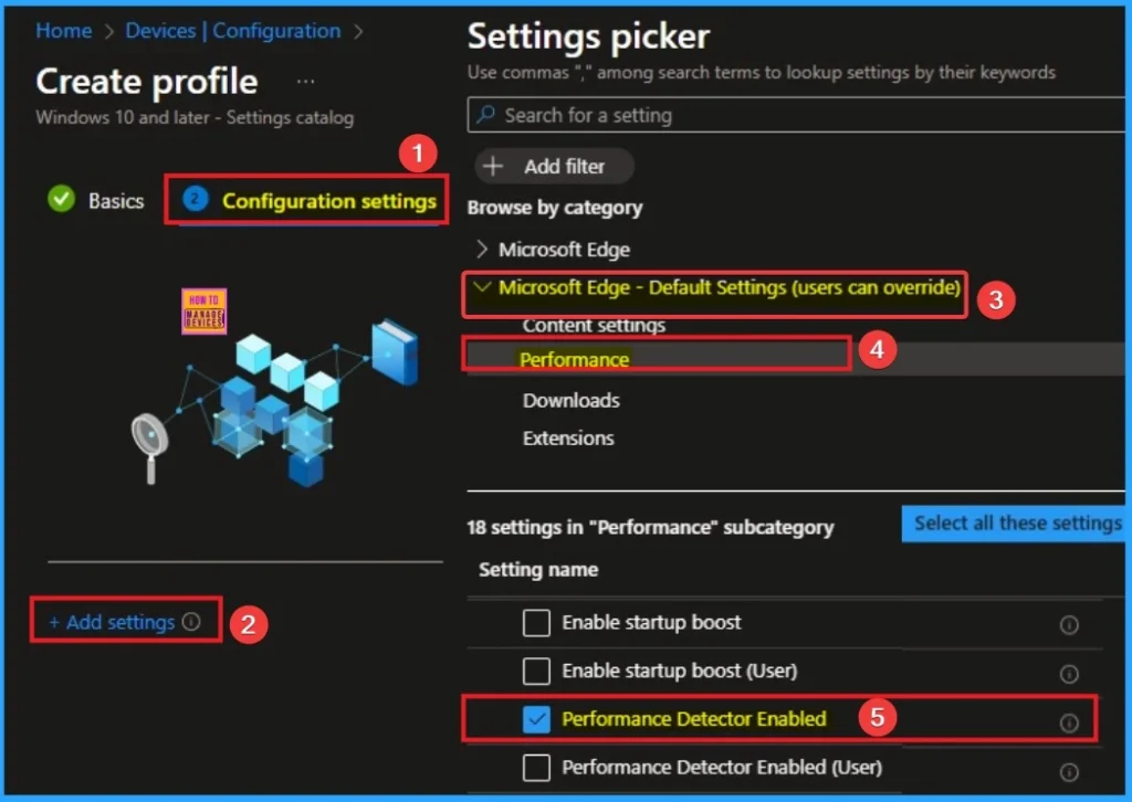 How to Enable Performance Detector to Enhance Efficiency using Intune for MS Edge Browser 5 How to Enable Performance Detector to Enhance Efficiency using Intune for MS Edge Browser - Fig.5