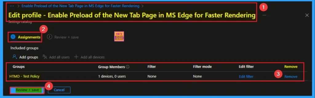 How to Enable Preload of the New Tab Page in Edge for Faster Rendering Using Intune 13 How to Enable Preload of the New Tab Page in MS Edge for Faster Rendering Using Intune - Fig.13