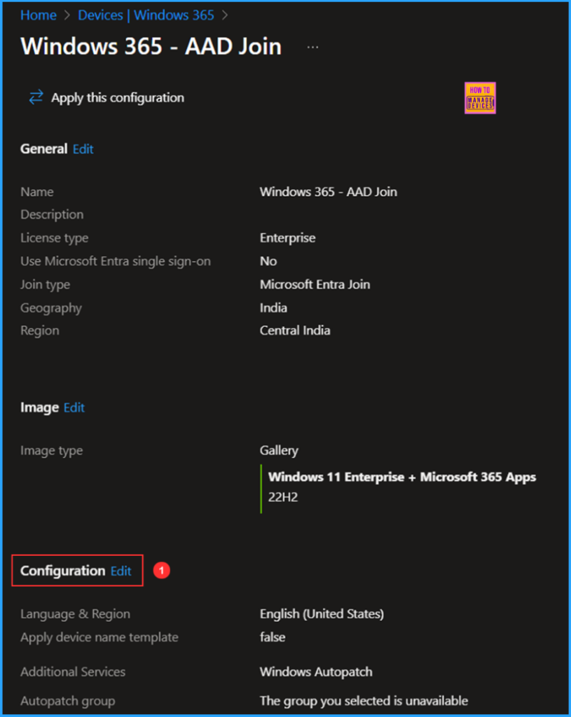 How to Fix Windows 365 Cloud PCs Provisioned with Warning Issue in Intune 4 How to Fix Windows 365 Cloud PCs Provisioned with Warning Issue in Intune. Fig. 4