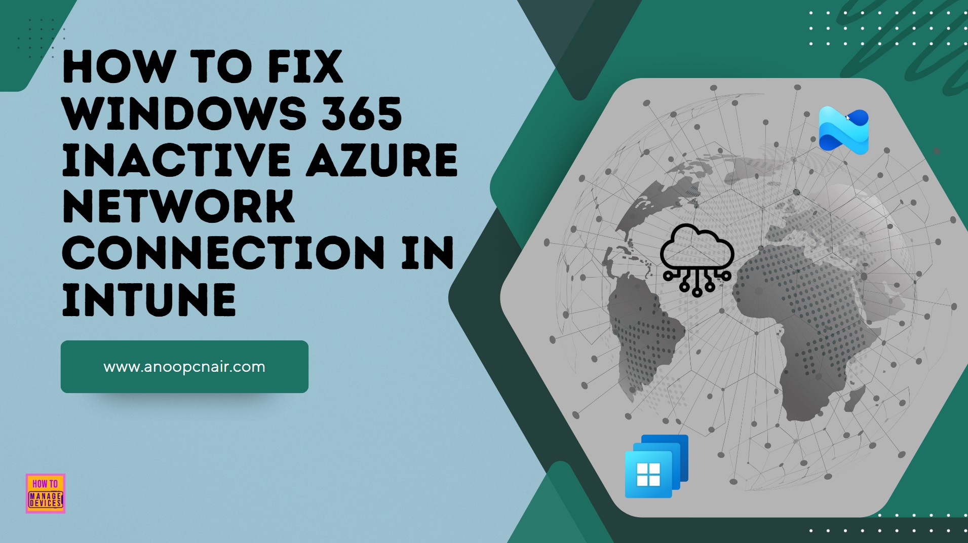 How to Fix Windows 365 Inactive Azure Network Connection in Intune. Fig. 1