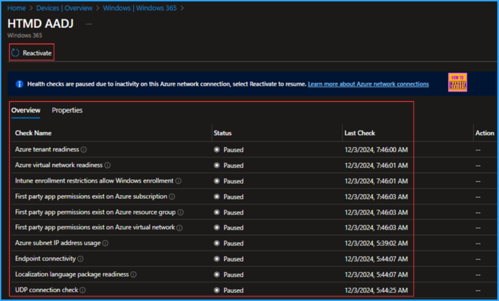 How to Fix Windows 365 Inactive Azure Network Connection in Intune 3 How to Fix Windows 365 Inactive Azure Network Connection in Intune. Fig. 3