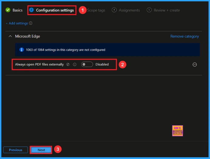 How to Enable PDF file Externally in Microsoft Edge to Use your Default Application using Intune 5 How to Enable PDF file Externally in Microsoft Edge to Use your Default Application using Intune - Fig.4