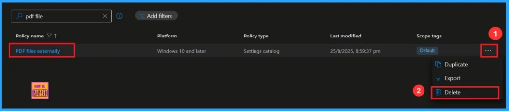 How to Enable PDF file Externally in Microsoft Edge to Use your Default Application using Intune 13 How to Enable PDF file Externally in Microsoft Edge to Use your Default Application using Intune - Fig.12