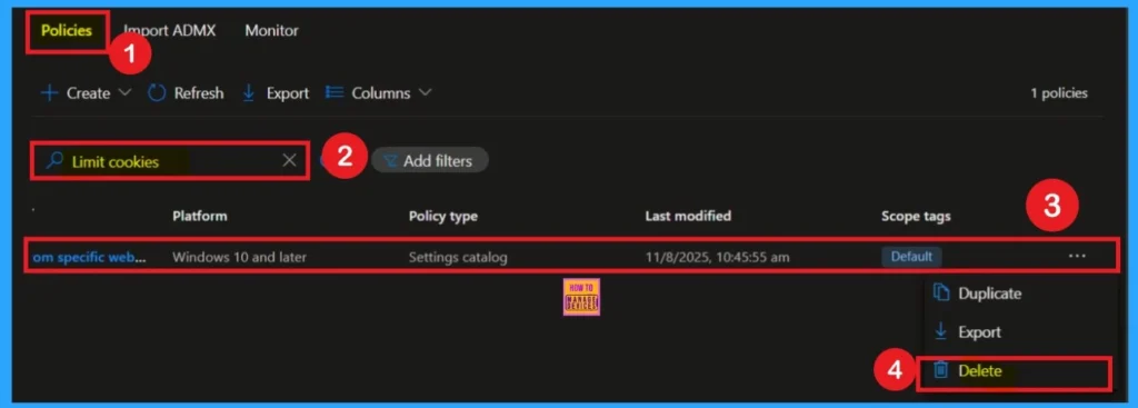 Limit Cookies from Specific Websites to the Current Session using Intune Policy 12 Limit Cookies from Specific Websites to the Current Session using Intune Policy - Fig.2