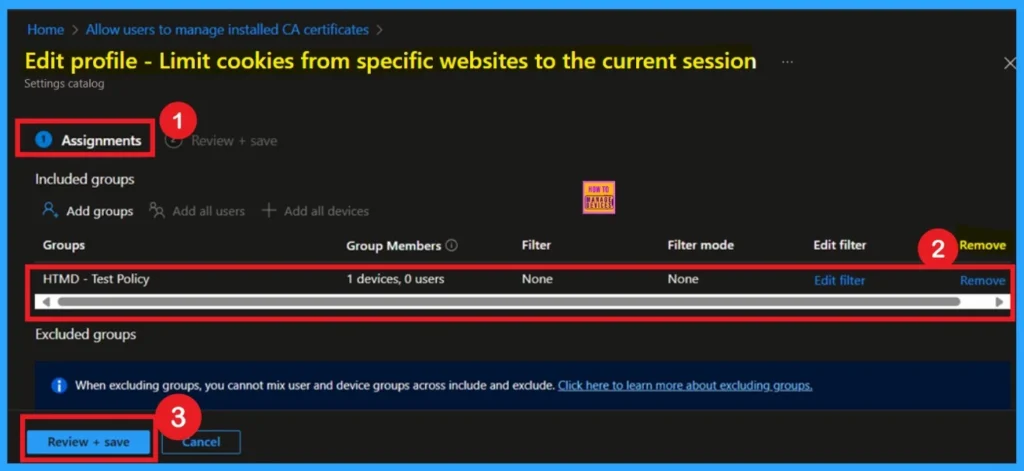 Limit Cookies from Specific Websites to the Current Session using Intune Policy 11 Limit Cookies from Specific Websites to the Current Session using Intune Policy - Fig.11