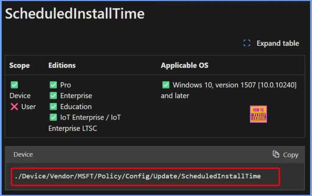 How to Configure Scheduled Install Time for Windows Updates using Intune Policy 13 How to Configure Scheduled Install Time for Windows Updates using Intune Policy - Fig.13