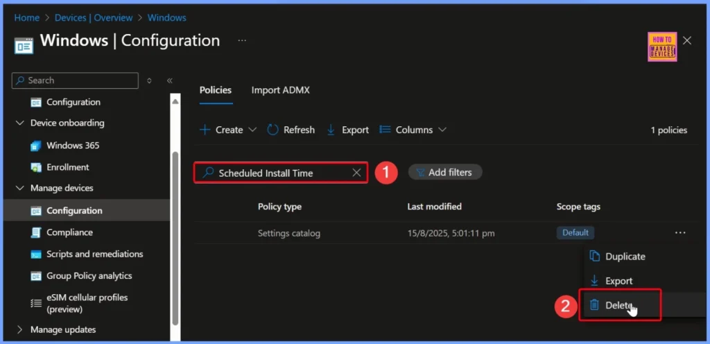 How to Configure Scheduled Install Time for Windows Updates using Intune Policy 15 How to Configure Scheduled Install Time for Windows Updates using Intune Policy - Fig.15