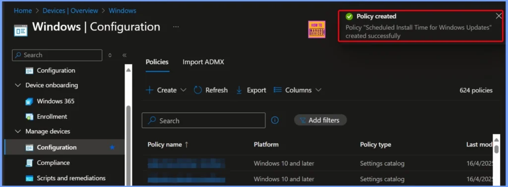 How to Configure Scheduled Install Time for Windows Updates using Intune Policy 10 How to Configure Scheduled Install Time for Windows Updates using Intune Policy - Fig.10
