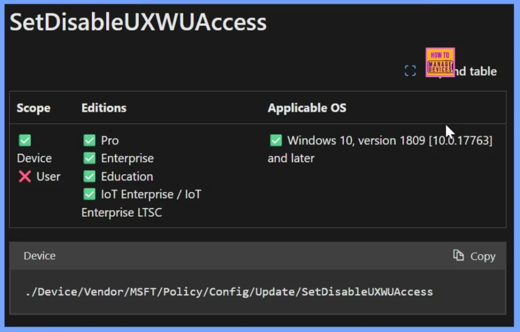 How to Remove User Access to Scan Download and Install from Windows Update using Intune Policy 12 How to Remove User Access to Scan Download and Install from Windows Update using Intune Policy - Fig.12