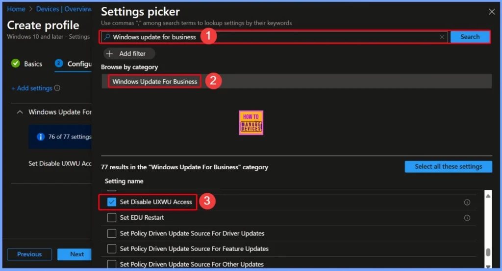 How to Remove User Access to Scan Download and Install from Windows Update using Intune Policy 4 How to Remove User Access to Scan Download and Install from Windows Update using Intune Policy - Fig.4