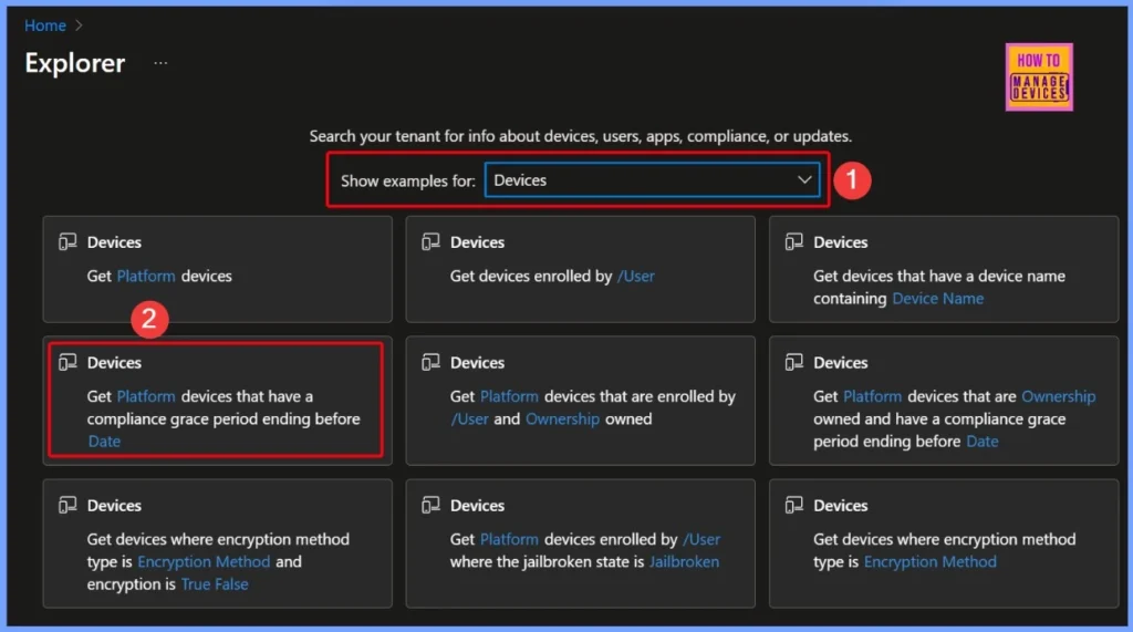 Track Windows Devices with Compliance Grace Period Ending Before a Set Date in Intune Copilot Explorer 2 Track Windows Devices with Compliance Grace Period Ending Before a Set Date in Intune Copilot Explorer - Fig.2
