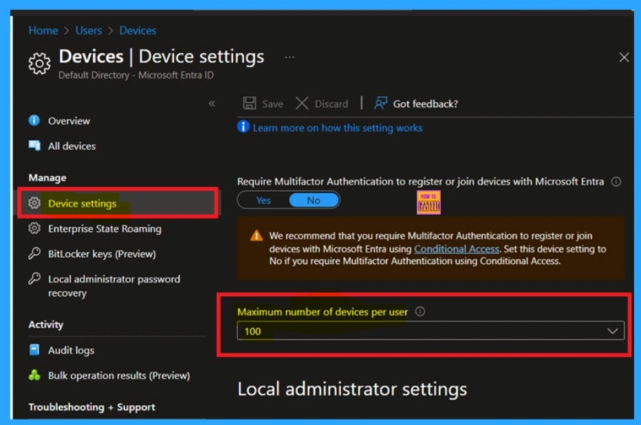 Troubleshooting Android Enrollment Errors Caused by Microsoft Entra Device Limit 4 Troubleshooting Android Enrollment Errors Caused by Microsoft Entra Device Limit - Fig.4