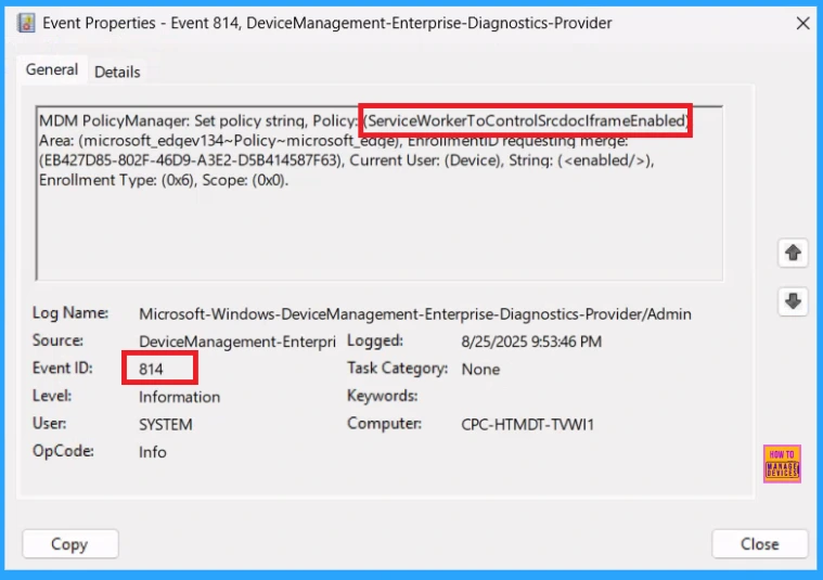 Allow Service Worker in Microsoft Edge to Control Srcdoc Inframes using Intune 11 Allow Service Worker in Microsoft Edge to Control Srcdoc Inframes using Intune - Fig.10