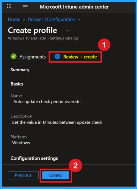 Managing Automatic Update Check Intervals in MS Edge using Intune Policy 8 Managing Automatic Update Check Intervals in MS Edge using Intune Policy - Fig.8