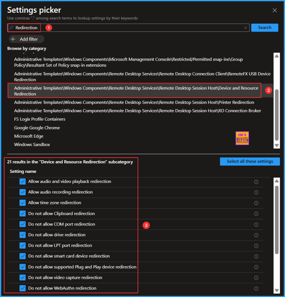 Best Method to Enable and Disable Windows 365 Cloud PCs Redirections using Intune 6 Best Method to Enable and Disable Windows 365 Cloud PCs Redirections using Intune. Fig. 6