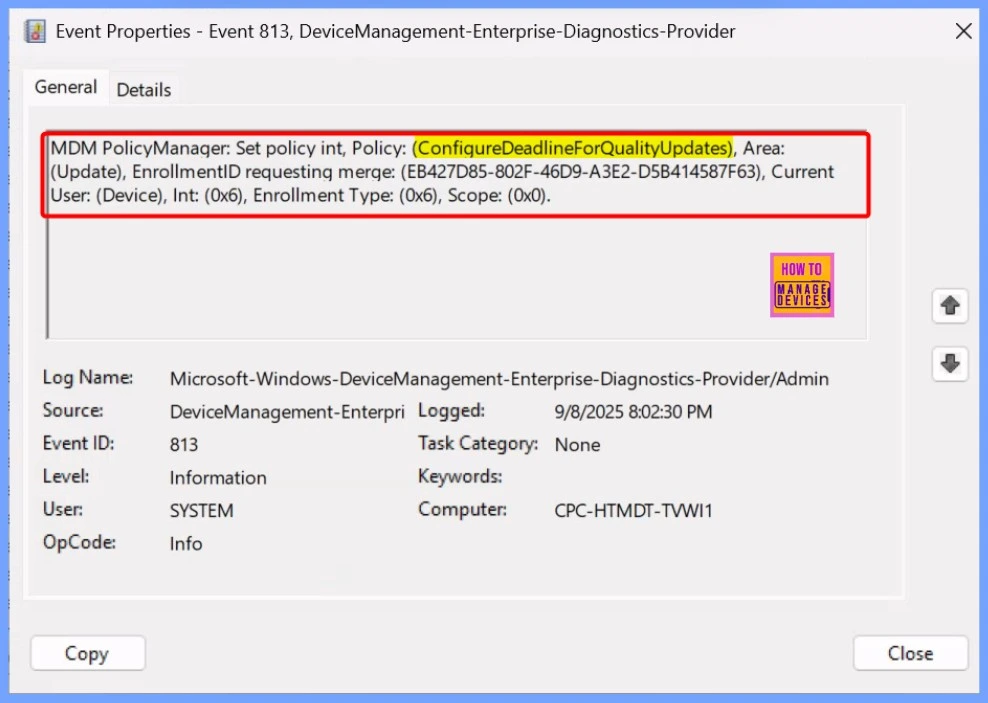 How to Set Deadline for Automatic Installation of Quality Updates on Windows Devices using Intune 12 How to Set Deadline for Automatic Installation of Quality Updates on Windows Devices using Intune - Fig.12
