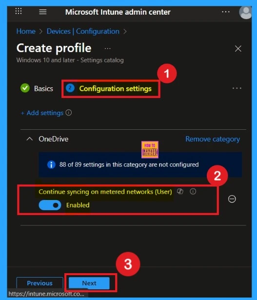 How to Continue Syncing on Metered Networks on OneDrive using Intune Policy 5 How to Continue Syncing on Metered Networks on OneDrive using Intune Policy - Fig.5