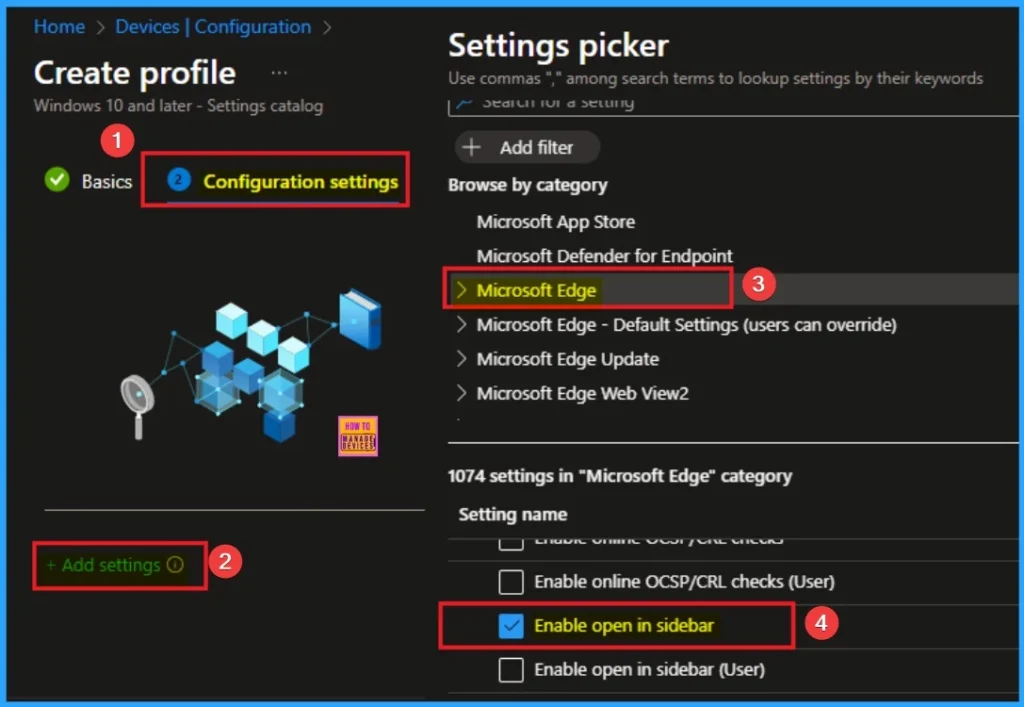 Control Access to Open in Sidebar for Microsoft Edge Browser using Intune 4 Control Access to Open in Sidebar for Microsoft Edge Browser using Intune - Fig.4
