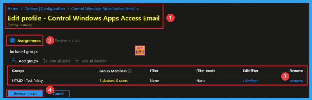 Control Windows Apps Access Email to Preventing Data Leakage using Intune 11 Control Windows Apps Access Email to Preventing Data Leakage using Intune - Fig.11