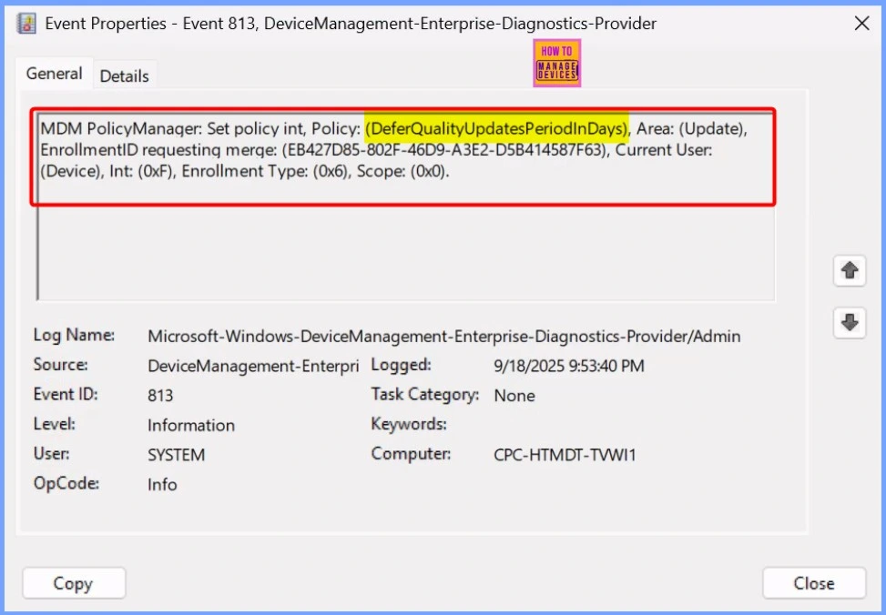 How to Control Quality Update Installations with up to 30 Day Deferral using Intune Policy 10 How to Control Quality Update Installations with Up to 30 Day Deferral using Intune Policy - Fig.10
