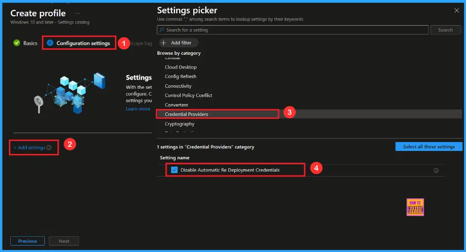 Enable Autopilot Reset Credential Provider Visibility Policy in Windows to Manage Device Refresh using Intune 4 Enable Autopilot Reset Credential Provider Visibility Policy in Windows to Manage Device Refresh using Intune - Fig.3