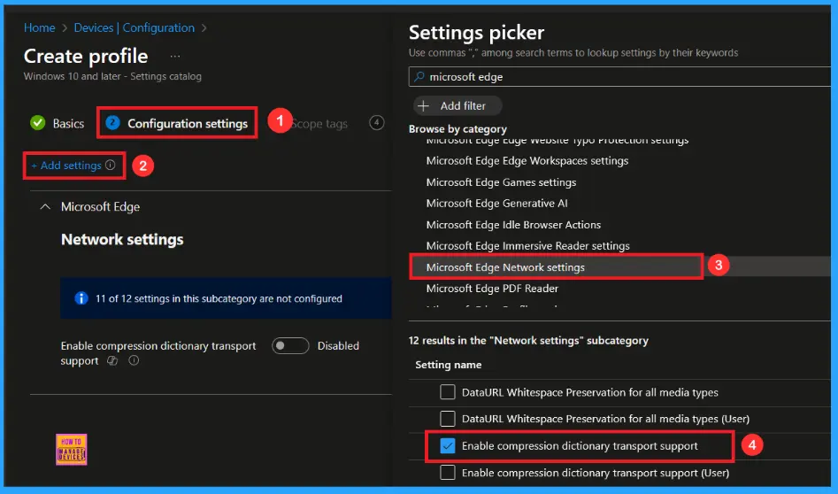 Enable Compression Dictionary Transport Support in Microsoft Edge to Accept Web Content using Intune 4 Enable Compression Dictionary Transport Support in Microsoft Edge to Accept Web Content using Intune - Fig.3