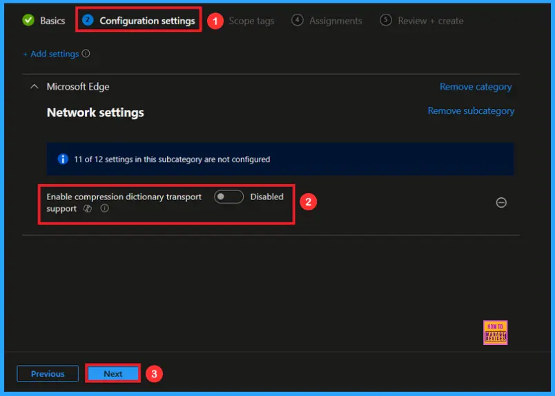 Enable Compression Dictionary Transport Support in Microsoft Edge to Accept Web Content using Intune 5 Enable Compression Dictionary Transport Support in Microsoft Edge to Accept Web Content using Intune - Fig.4
