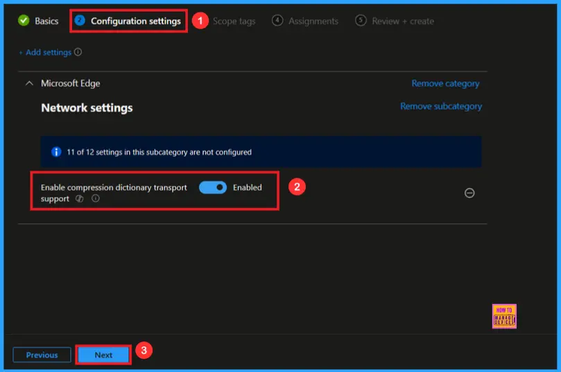 Enable Compression Dictionary Transport Support in Microsoft Edge to Accept Web Content using Intune 6 Enable Compression Dictionary Transport Support in Microsoft Edge to Accept Web Content using Intune - Fig.5