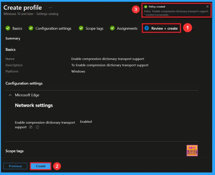 Enable Compression Dictionary Transport Support in Microsoft Edge to Accept Web Content using Intune 9 Enable Compression Dictionary Transport Support in Microsoft Edge to Accept Web Content using Intune - Fig.8