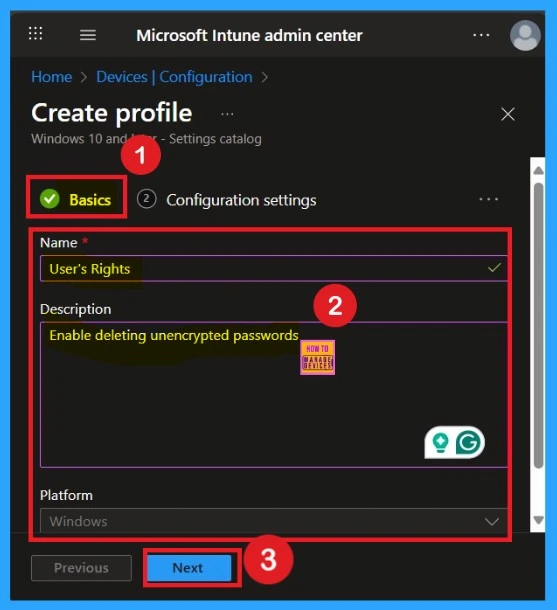 How to Delete Undecryptable Passwords in MS Edge using Intune Policy 2 How to Delete Undecryptable Passwords in MS Edge using Intune Policy - Fig.2