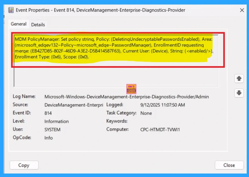 How to Delete Undecryptable Passwords in MS Edge using Intune Policy 10 How to Delete Undecryptable Passwords in MS Edge using Intune Policy - Fig.10