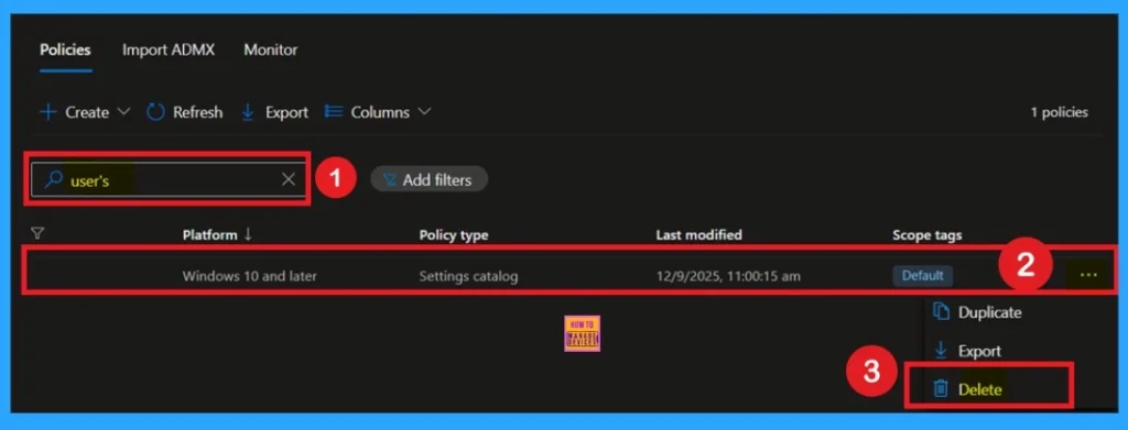 How to Delete Undecryptable Passwords in MS Edge using Intune Policy 11 How to Delete Undecryptable Passwords in MS Edge using Intune Policy - Fig.11