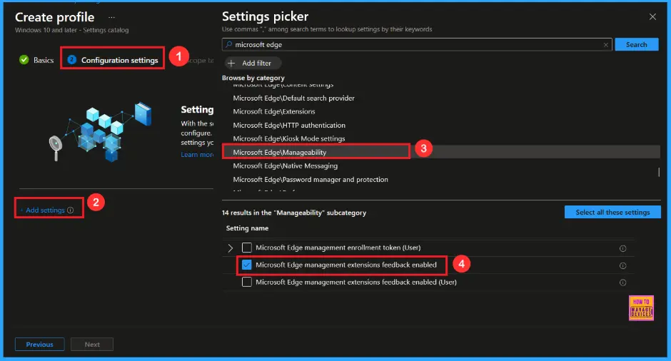 Enable Extensions Reporting Policy in Microsoft Edge for Sending Data about Extensions using Intune 4 Enable Extensions Reporting Policy in Microsoft Edge for Sending Data about Extensions using Intune - Fig.3