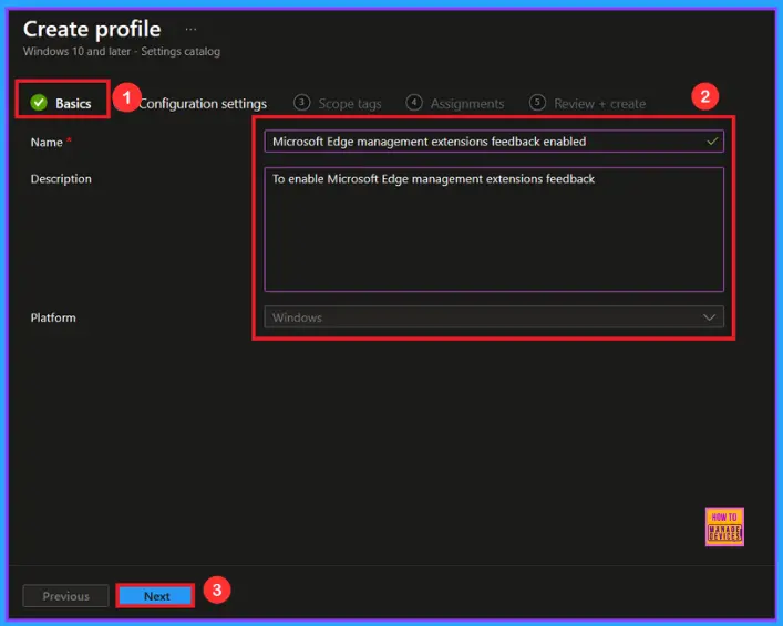 Enable Extensions Reporting Policy in Microsoft Edge for Sending Data about Extensions using Intune 3 Enable Extensions Reporting Policy in Microsoft Edge for Sending Data about Extensions using Intune - Fig.2