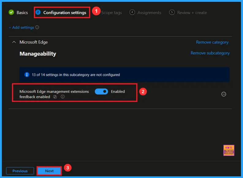 Enable Extensions Reporting Policy in Microsoft Edge for Sending Data about Extensions using Intune 6 Enable Extensions Reporting Policy in Microsoft Edge for Sending Data about Extensions using Intune - Fig.5