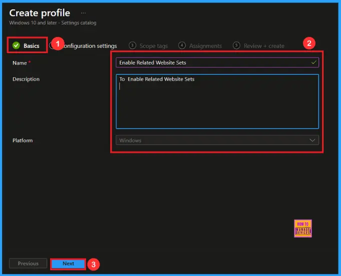 Manage Third-Party Cookies in MS Edge with Related Websites Sets Policy using Intune 3 Manage Third-Party Cookies in MS Edge with Related Websites Sets Policy using Intune - Fig.2