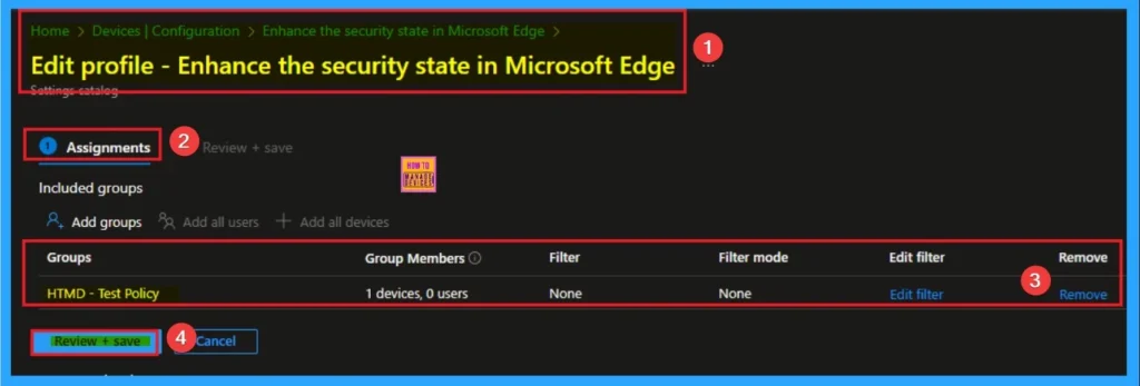 Enable Security State Policy to Prevent Data Leakage in MS Edge Browser using Intune 12 Enable Security State Policy to Prevent Data Leakage in MS Edge Browser using Intune - Fig.12