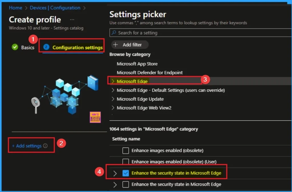 Enable Security State Policy to Prevent Data Leakage in MS Edge Browser using Intune 4 Enable Security State Policy to Prevent Data Leakage in MS Edge Browser using Intune - Fig.4